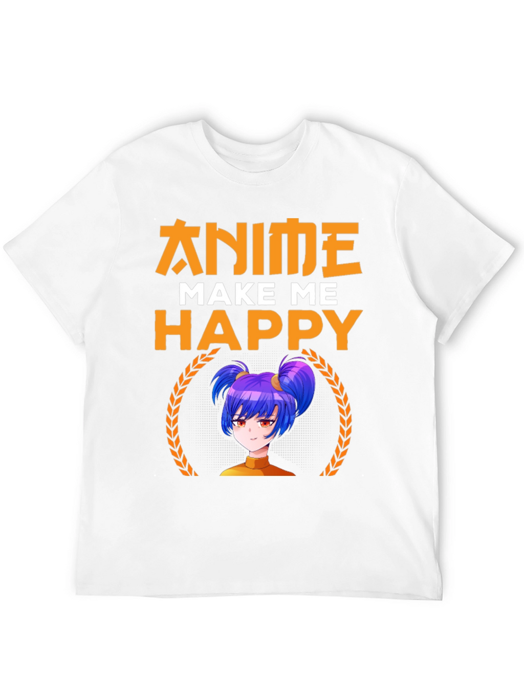 Anime Make Me Happy Graphic Tee