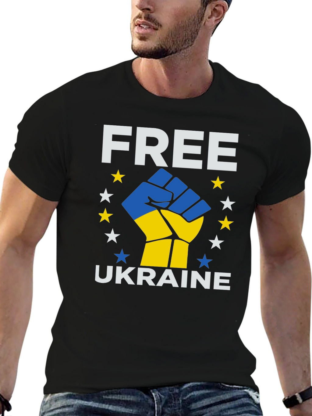 Free Ukraine T-Shirt - Solidarity Design