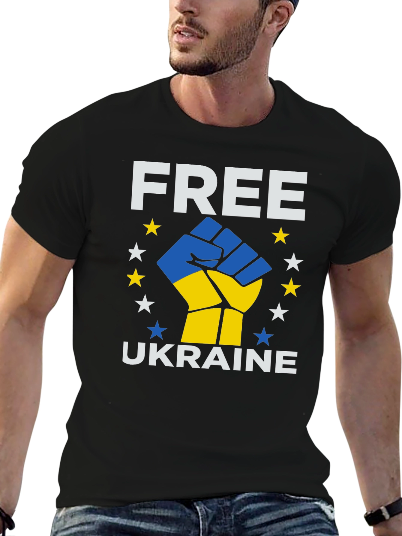 Free Ukraine T-Shirt - Solidarity Design