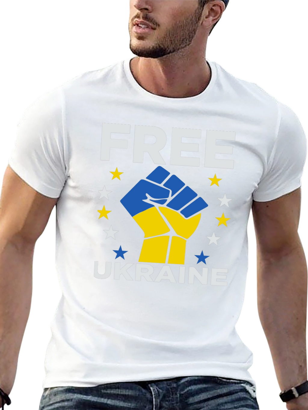 Free Ukraine T-Shirt - Solidarity Design