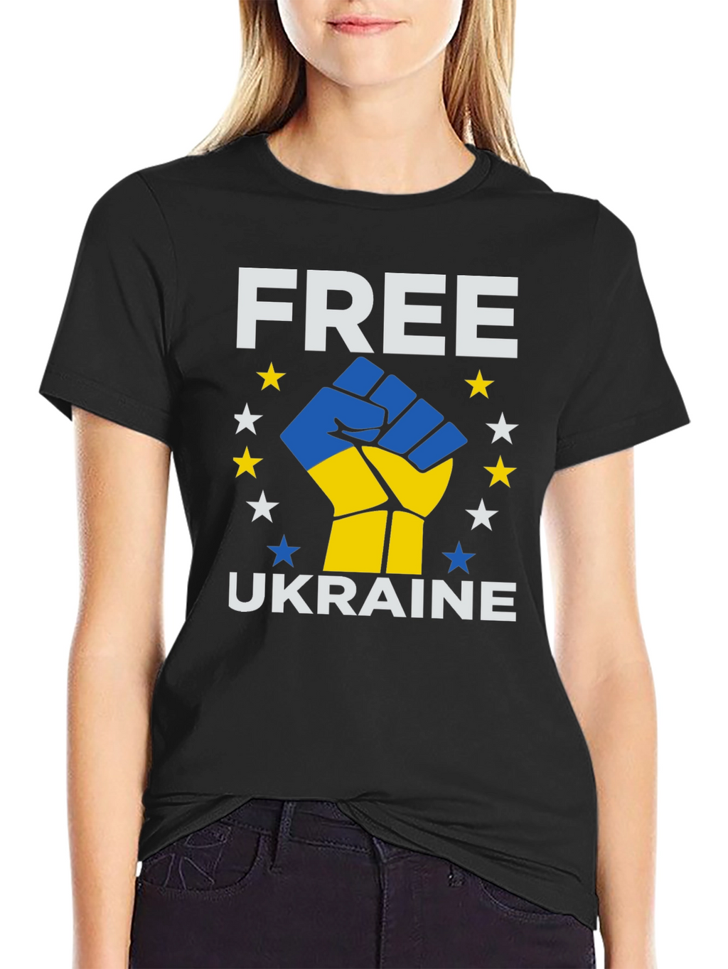 Free Ukraine T-Shirt - Solidarity Design