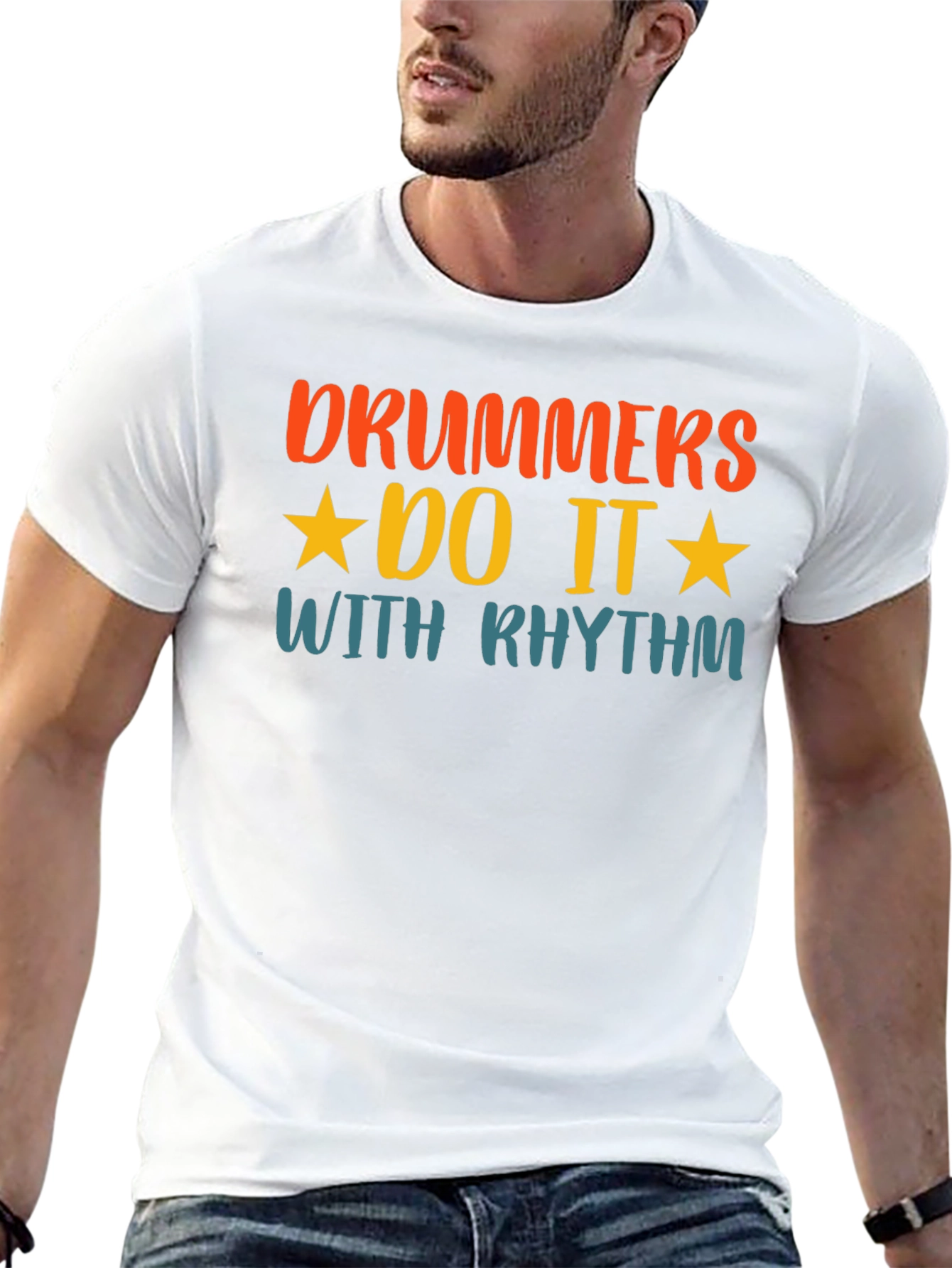 Drummers Do It With Rhythm Graphic T-Shirt