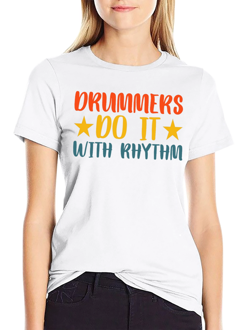 Drummers Do It With Rhythm Graphic T-Shirt