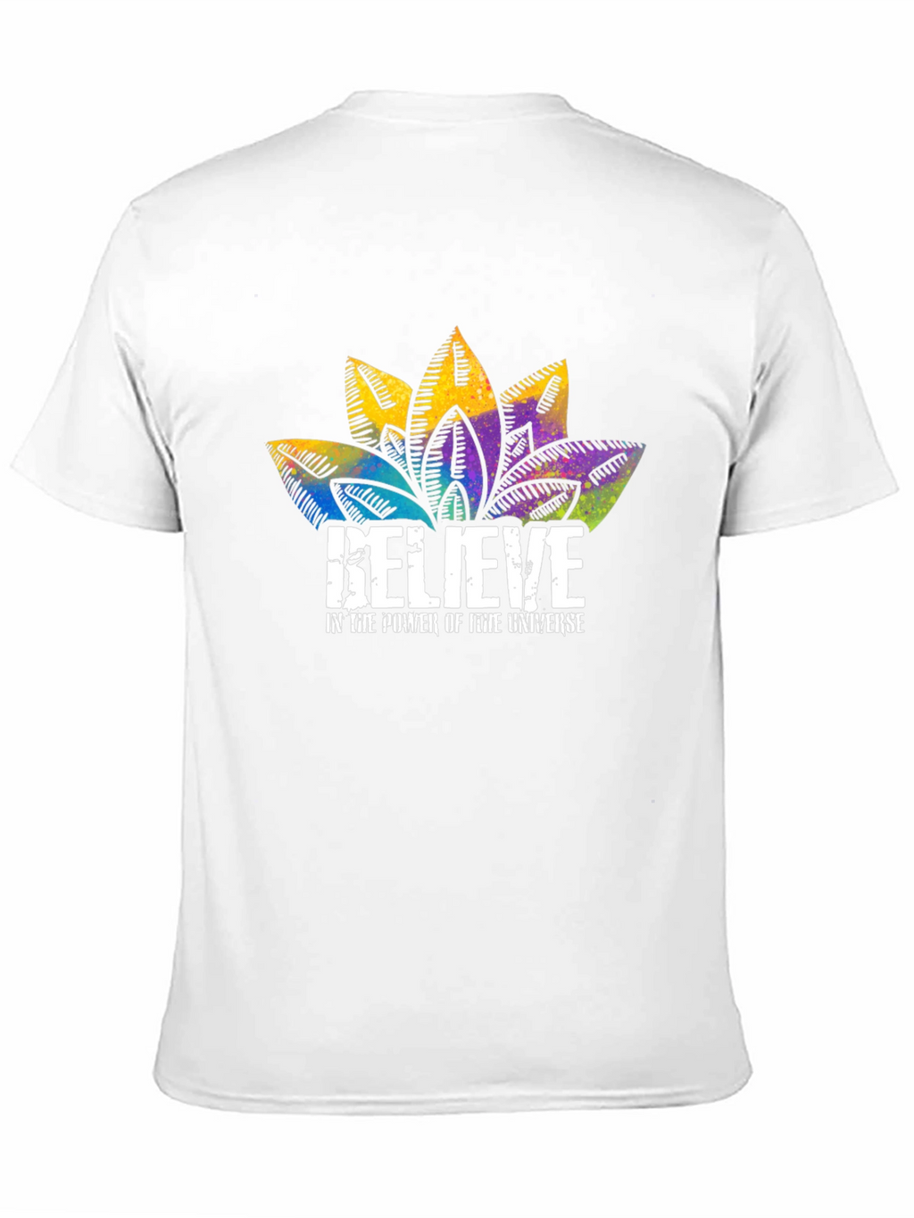 Believe Universe T-Shirt - Lotus Design