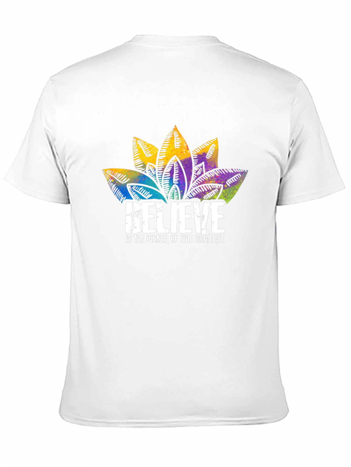 Believe Universe T-Shirt - Lotus Design