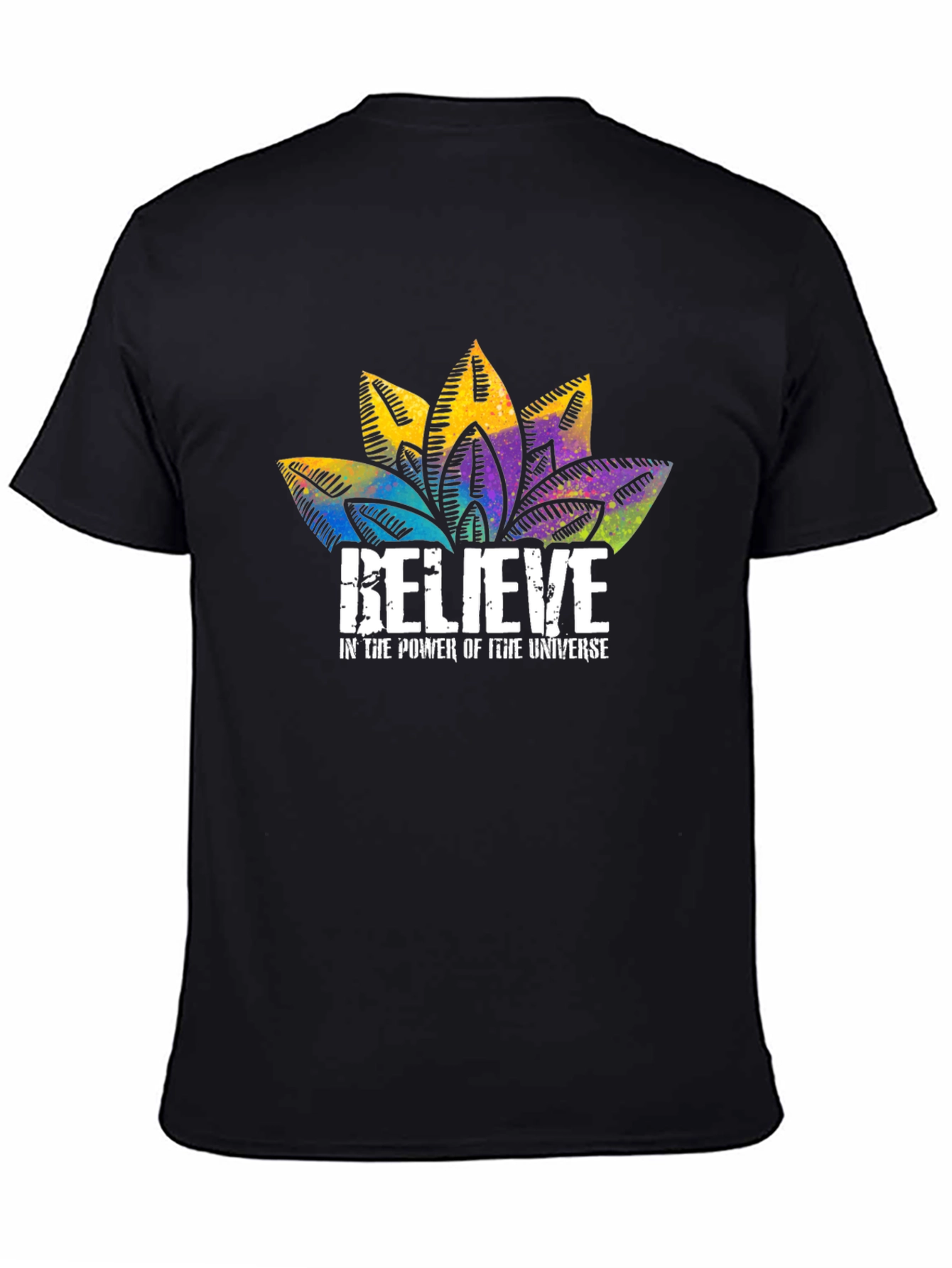 Believe Universe T-Shirt - Lotus Design