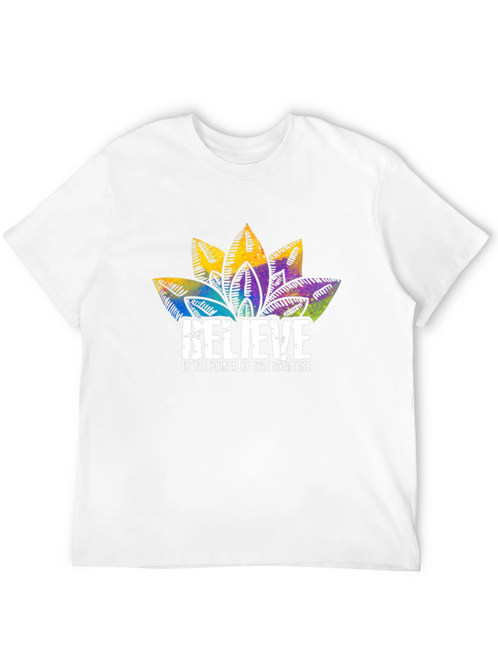 Believe Universe T-Shirt - Lotus Design