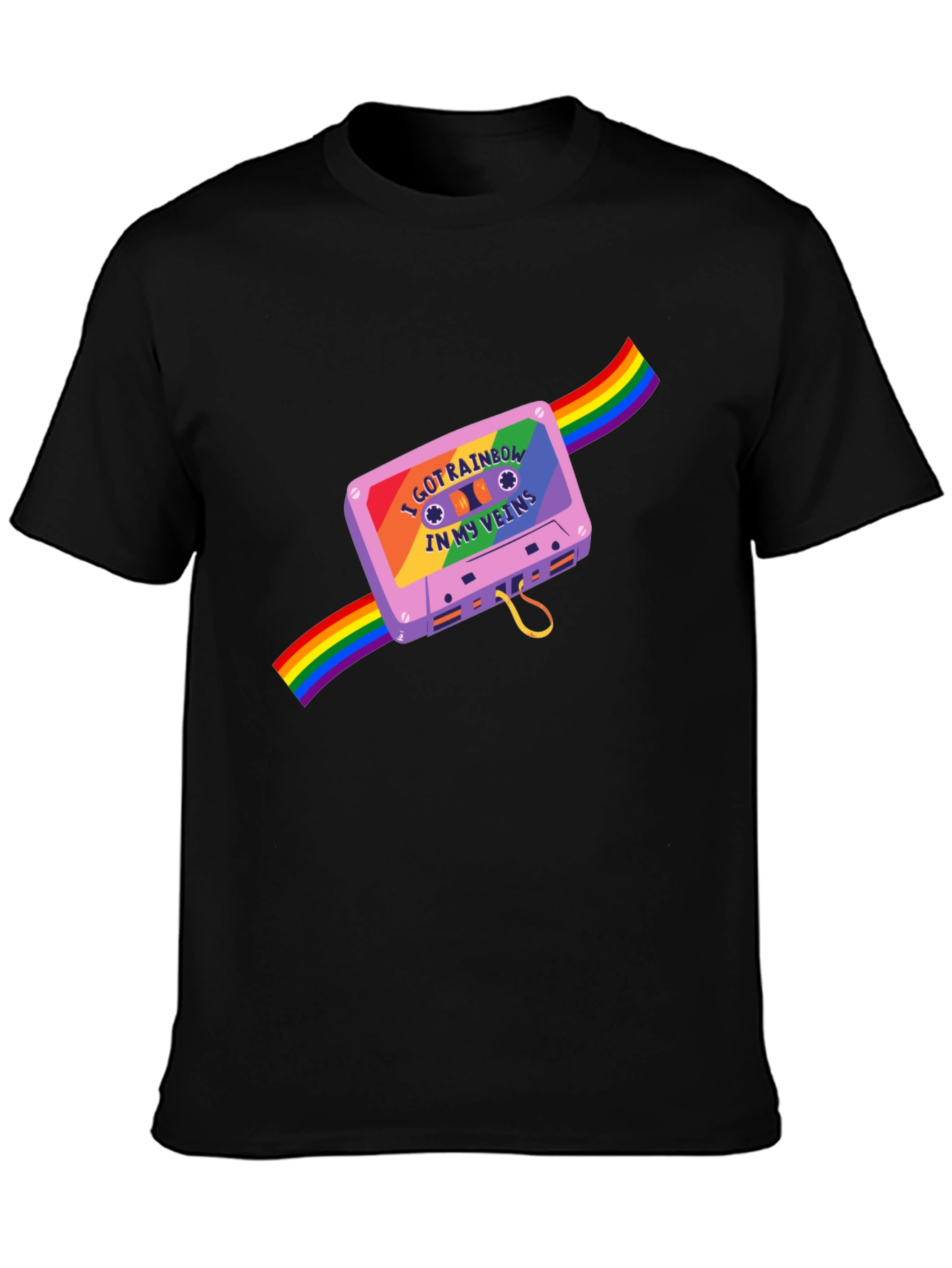 Rainbow Cassette Pride T-Shirt