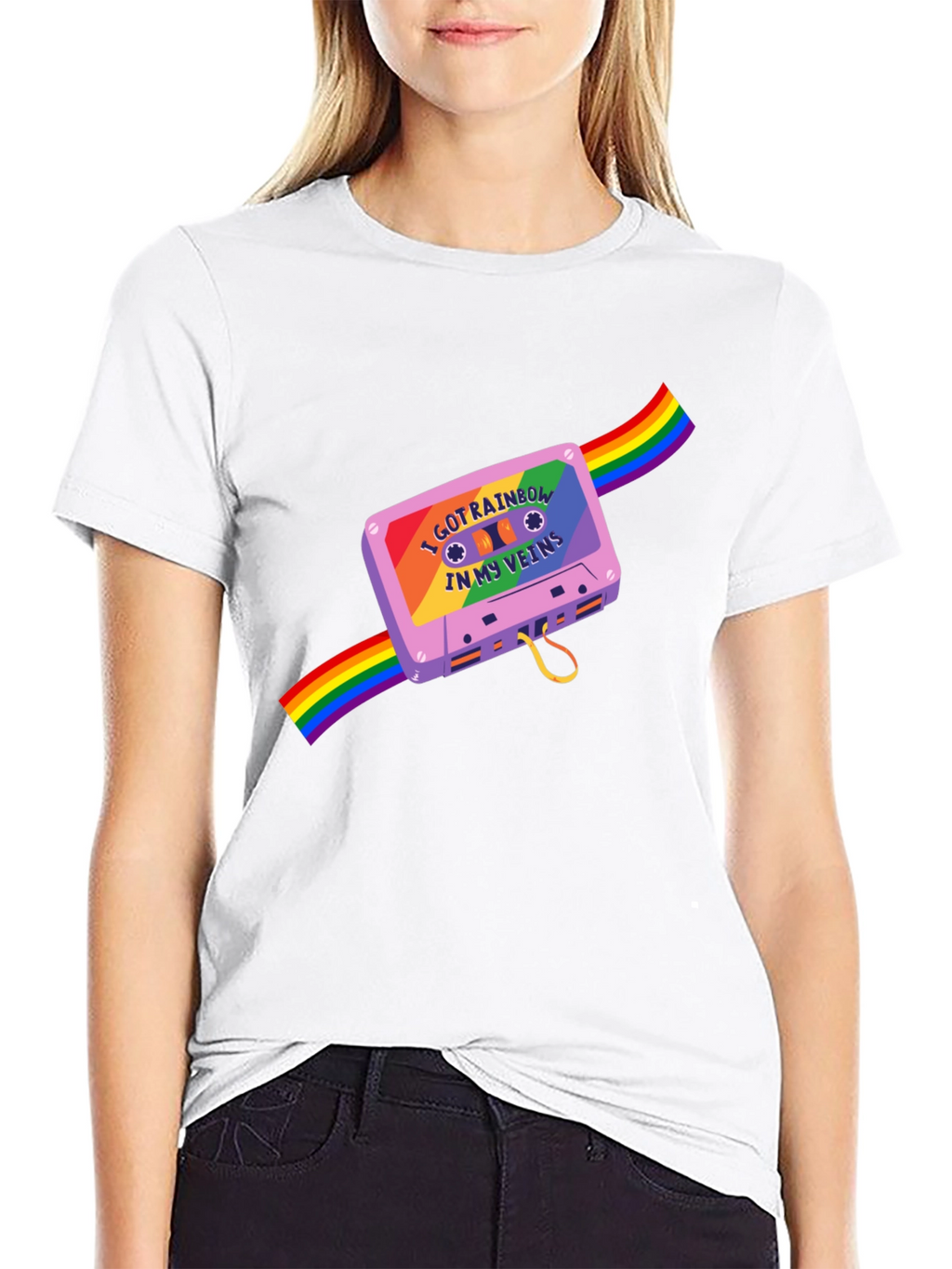Rainbow Cassette Pride T-Shirt