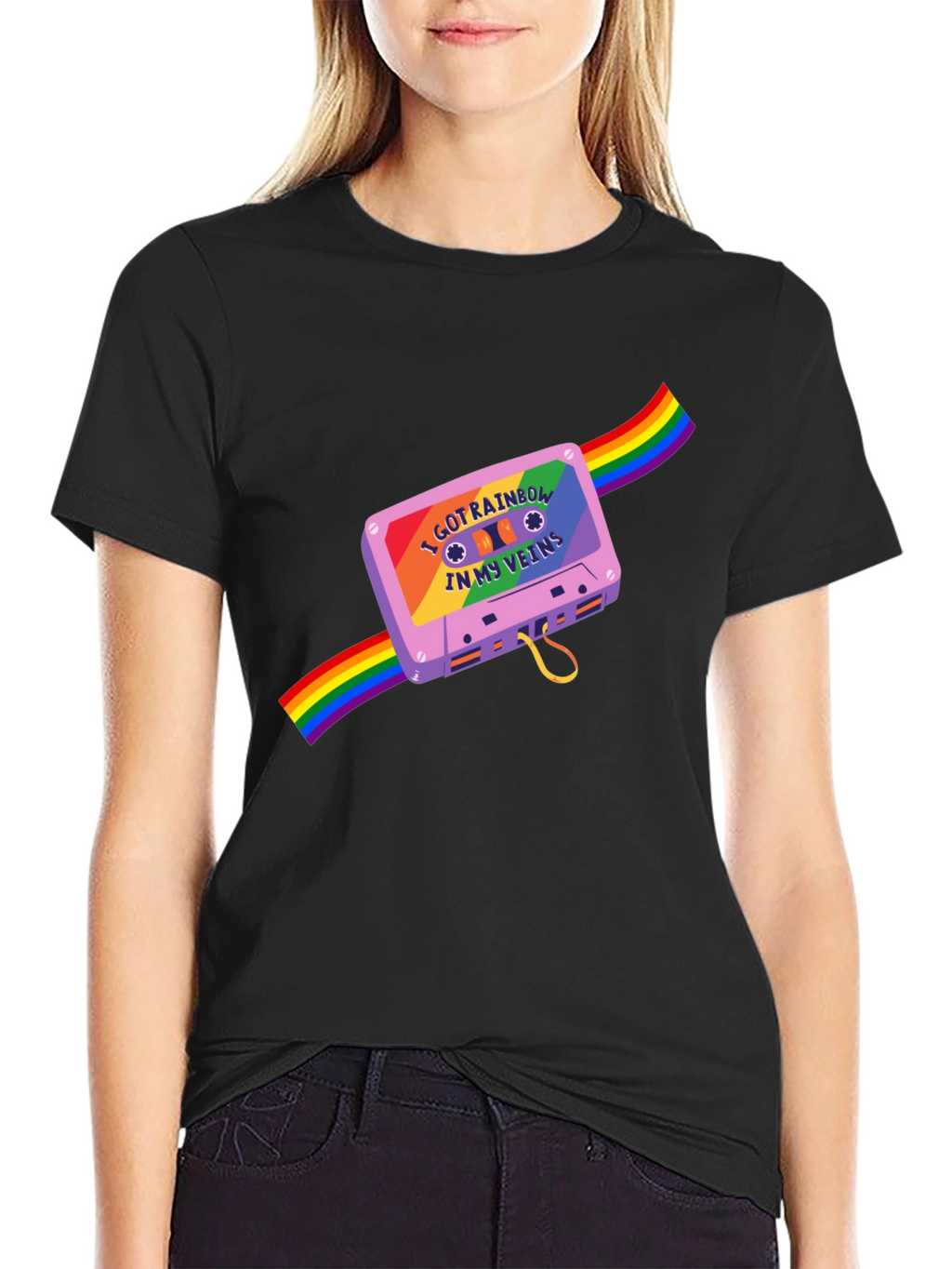 Rainbow Cassette Pride T-Shirt