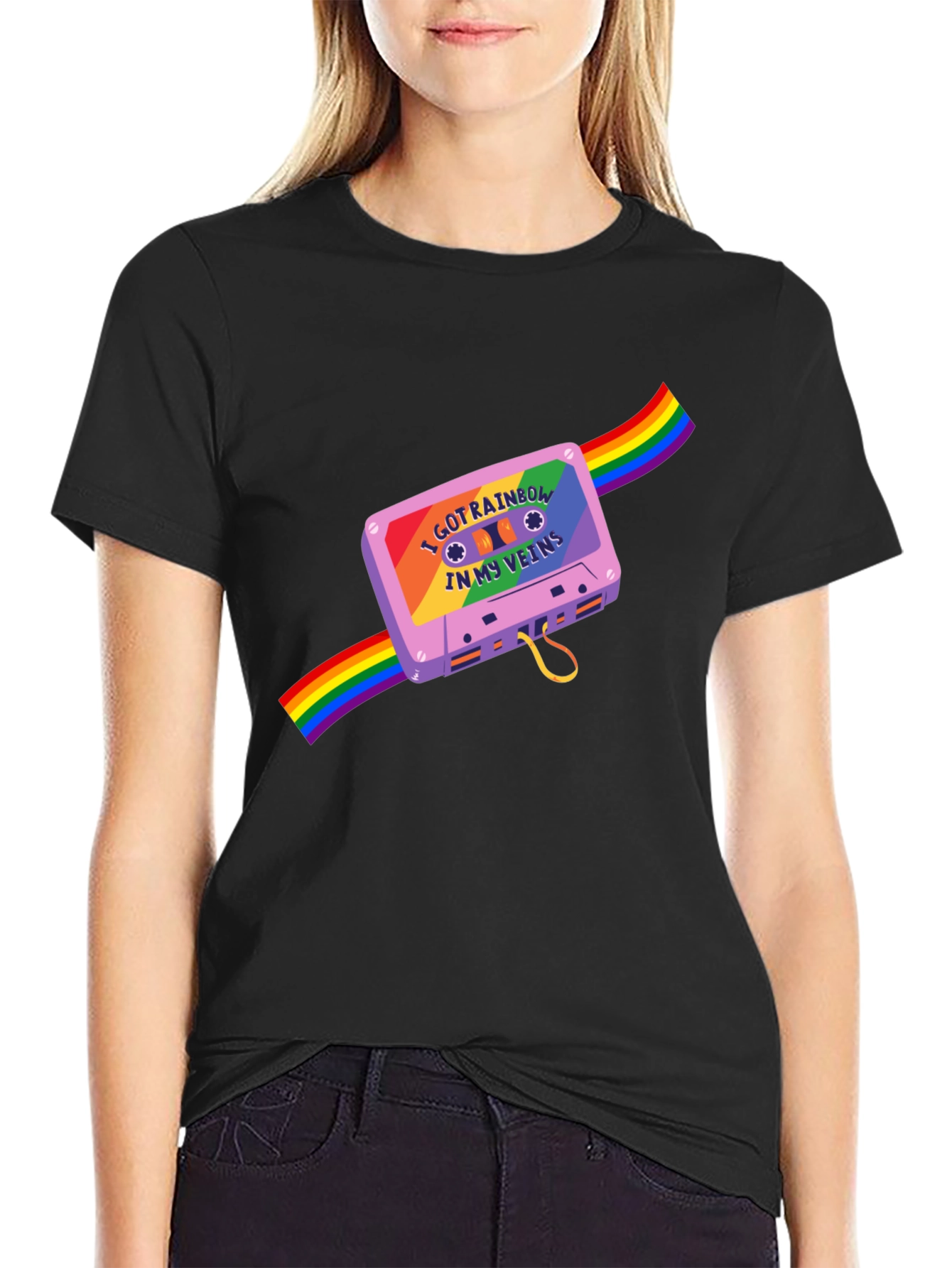 Rainbow Cassette Pride T-Shirt
