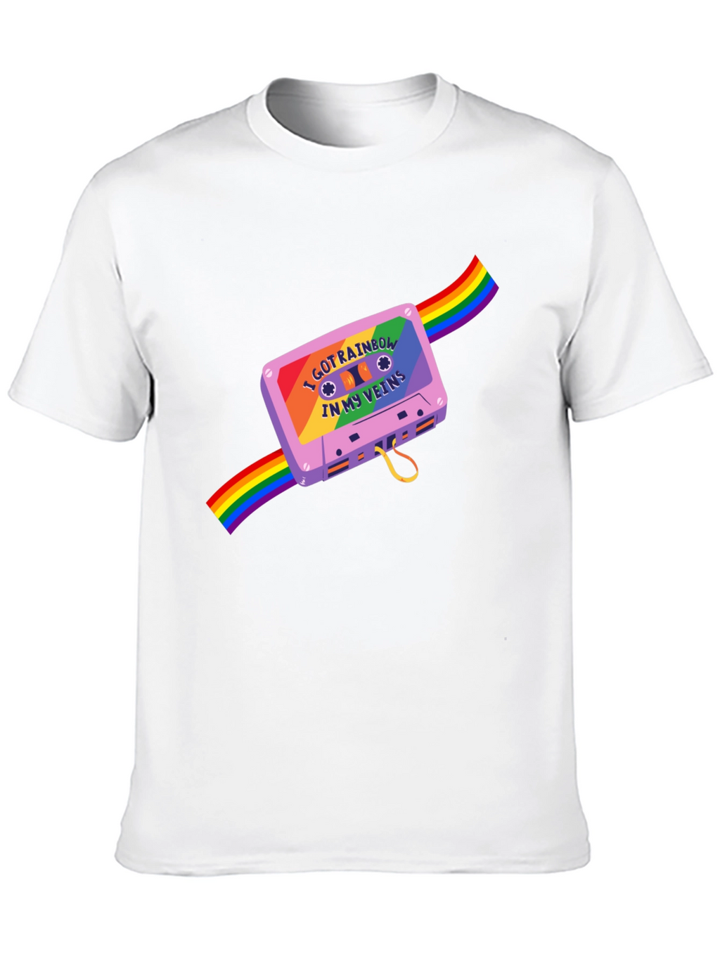 Rainbow Cassette Pride T-Shirt