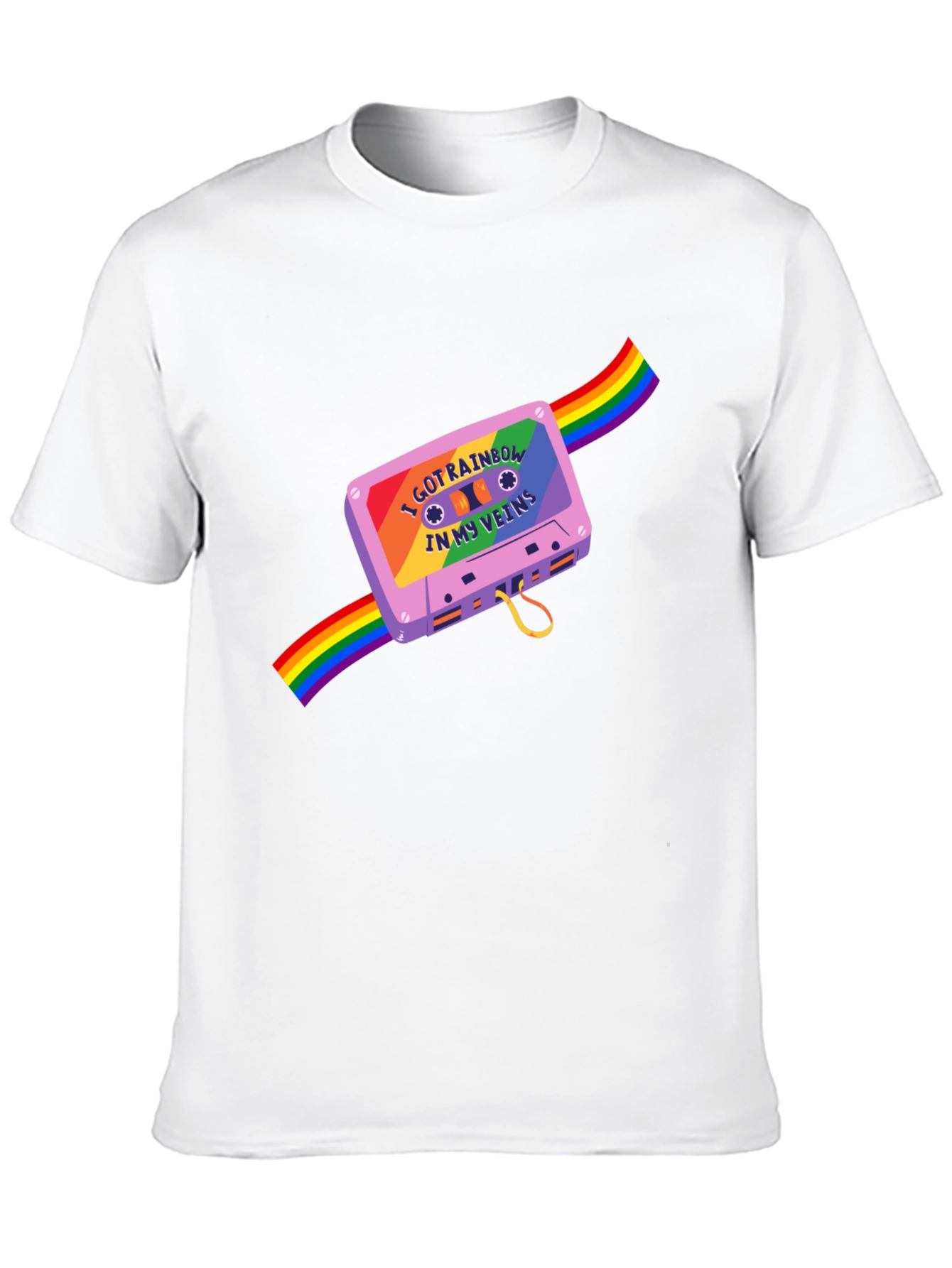 Rainbow Cassette Pride T-Shirt
