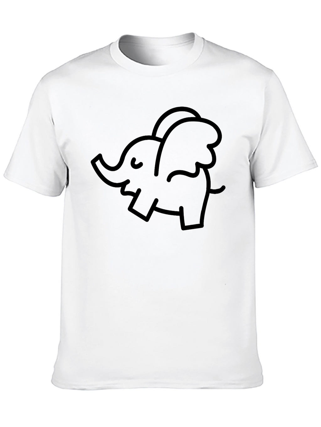 Elephant With Wings Graphic Tee - Unisex
