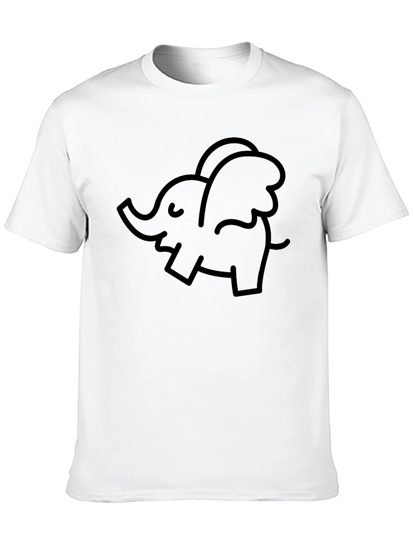 Elephant With Wings Graphic Tee - Unisex