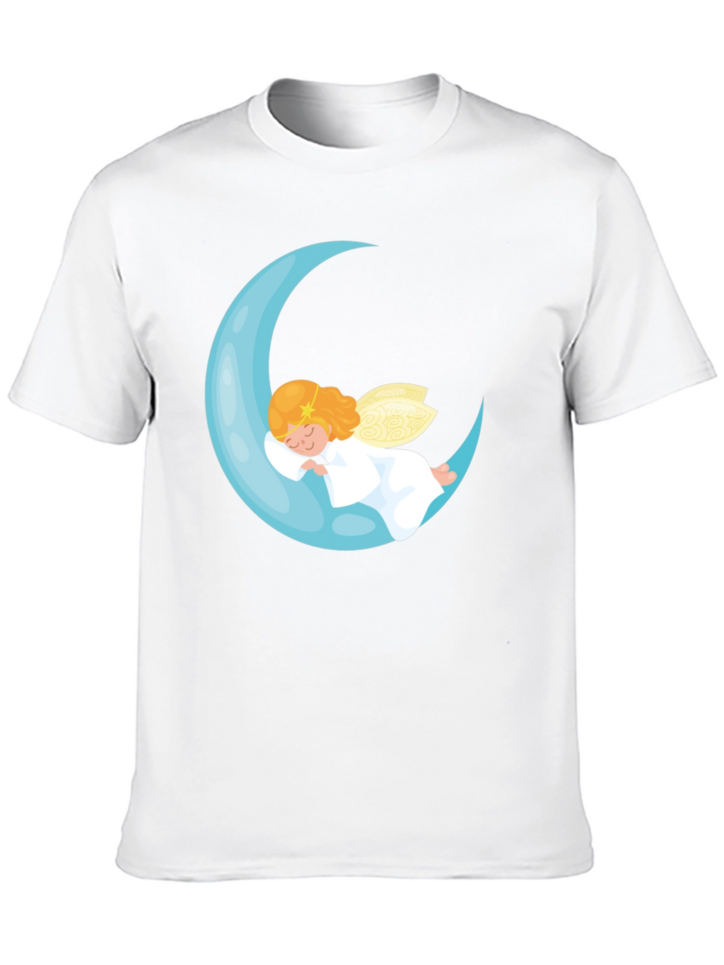 Angel Moon Graphic Tee - Dreamy Comfort