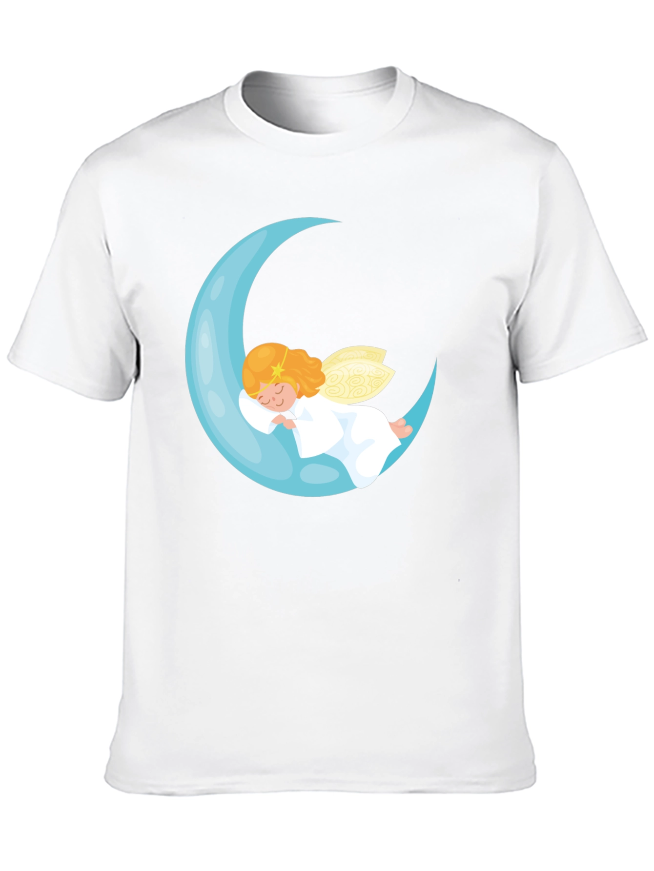 Angel Moon Graphic Tee - Dreamy Comfort