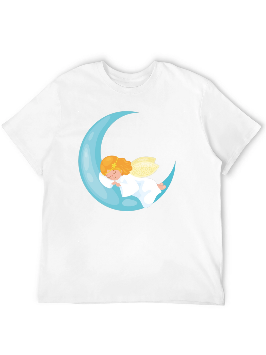 Angel Moon Graphic Tee - Dreamy Comfort