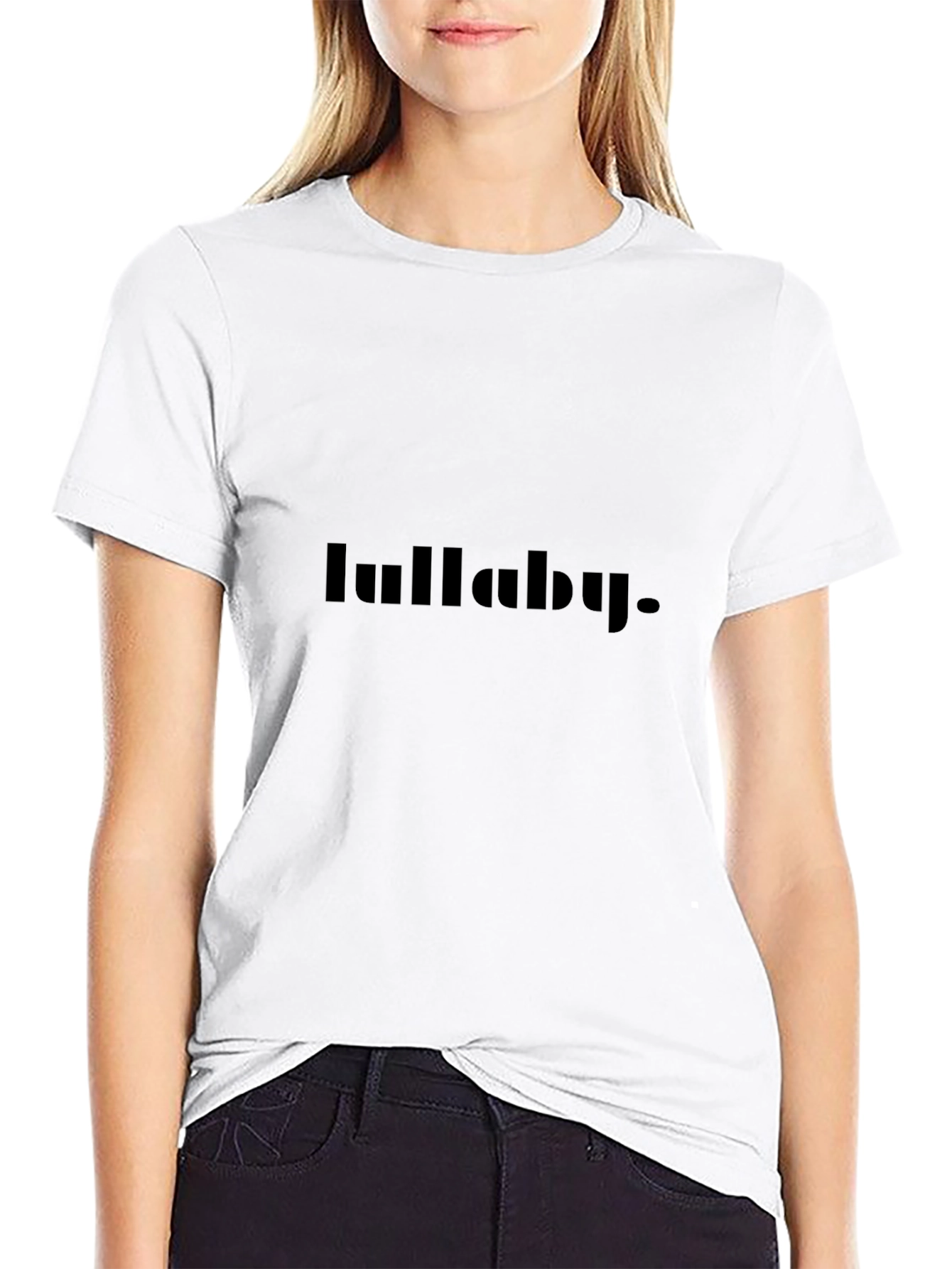 Lullaby Black Graphic Tee Shirt