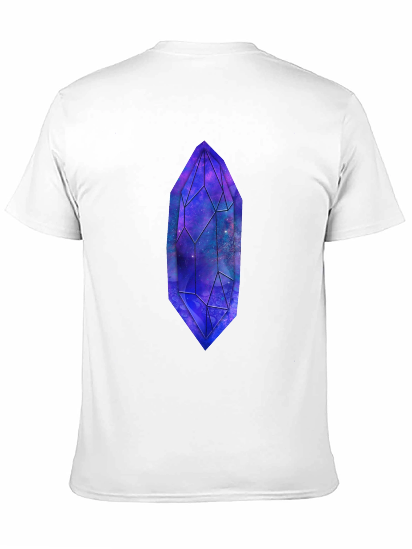 Galaxy Crystal Graphic T-Shirt - Unique Space Design