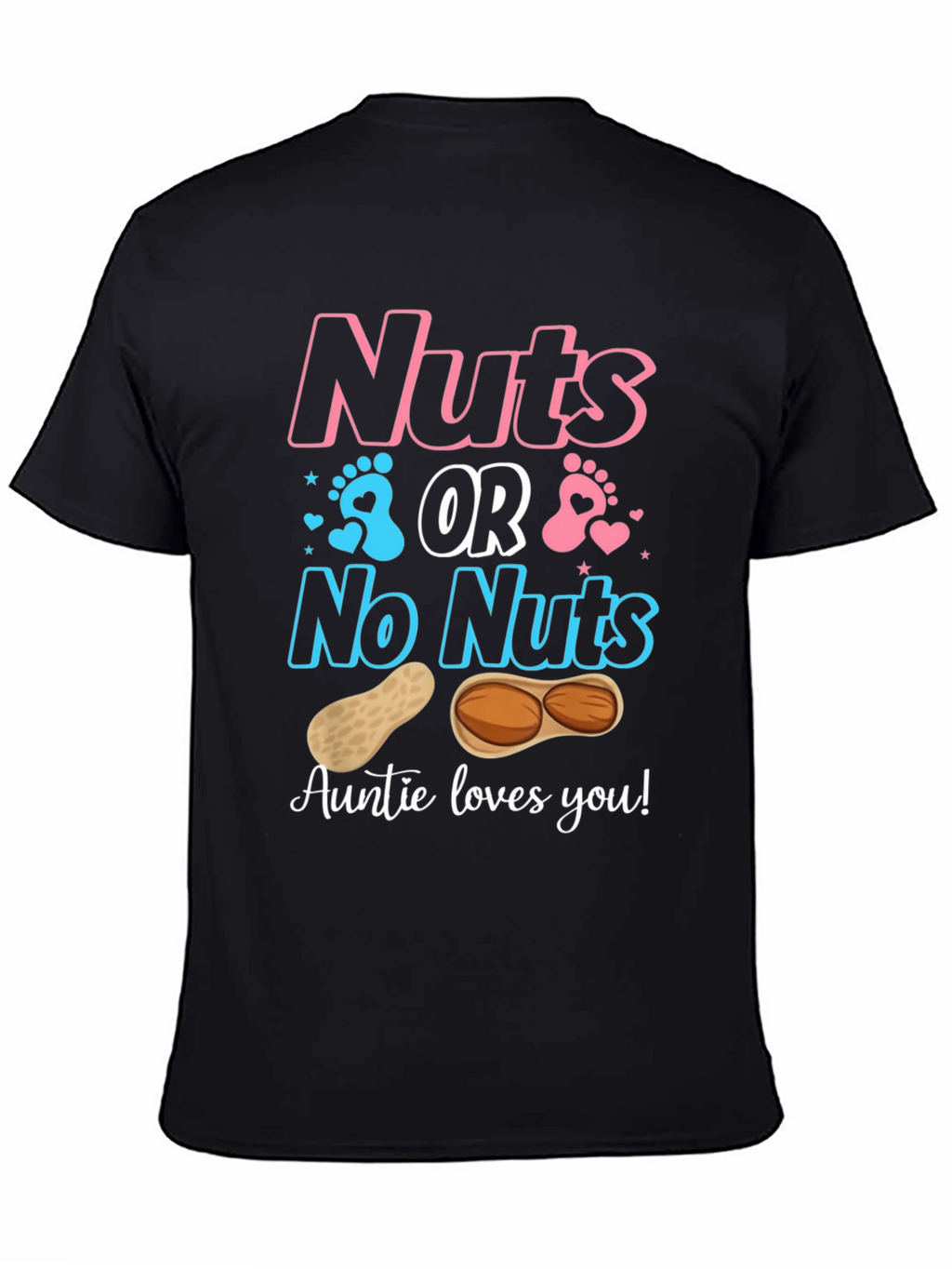 Nuts or No Nuts Gender Reveal T-Shirt