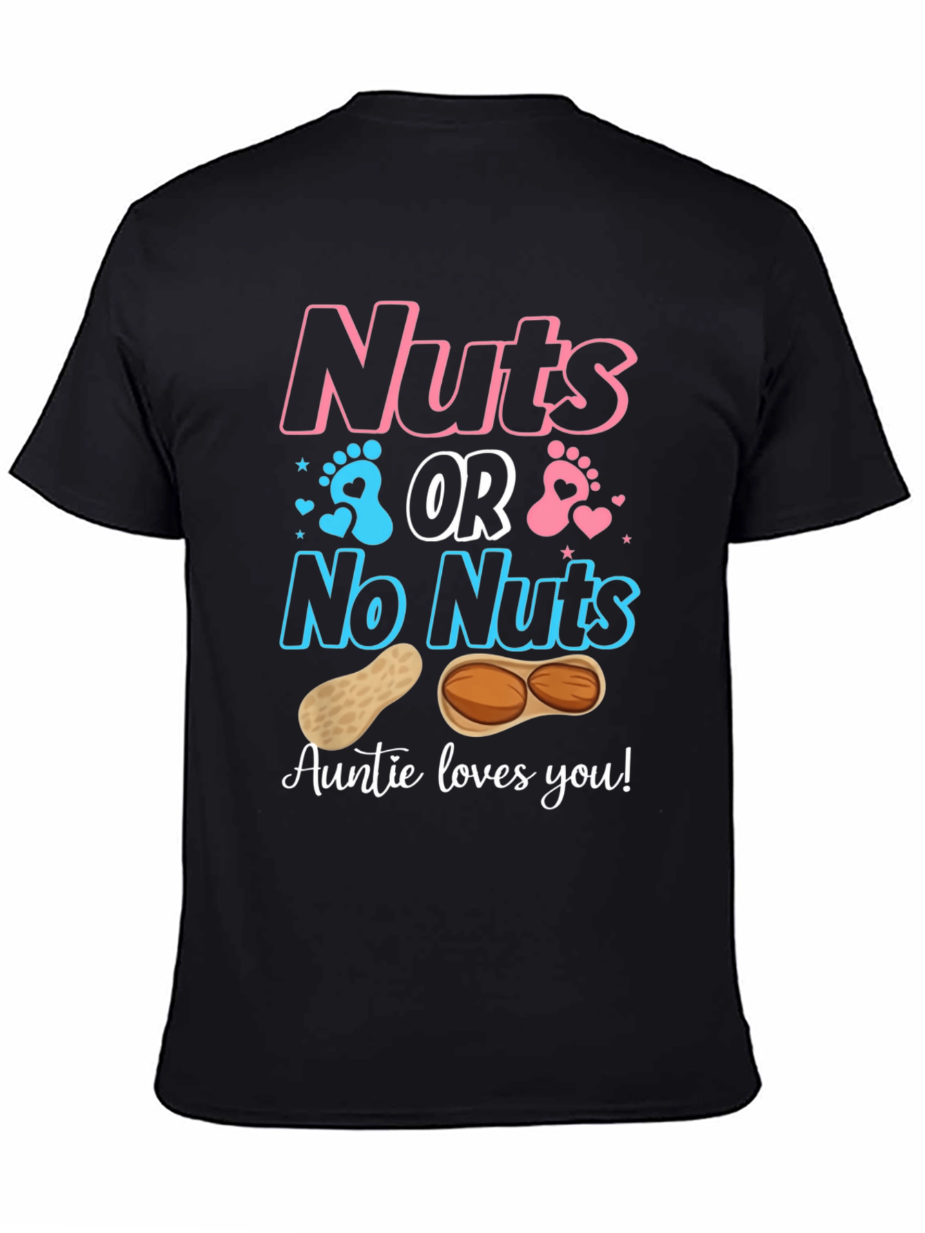 Nuts or No Nuts Gender Reveal T-Shirt