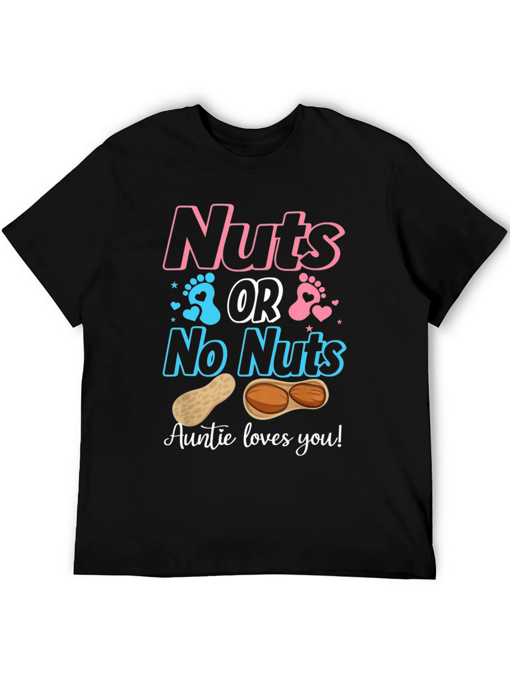 Nuts or No Nuts Gender Reveal T-Shirt
