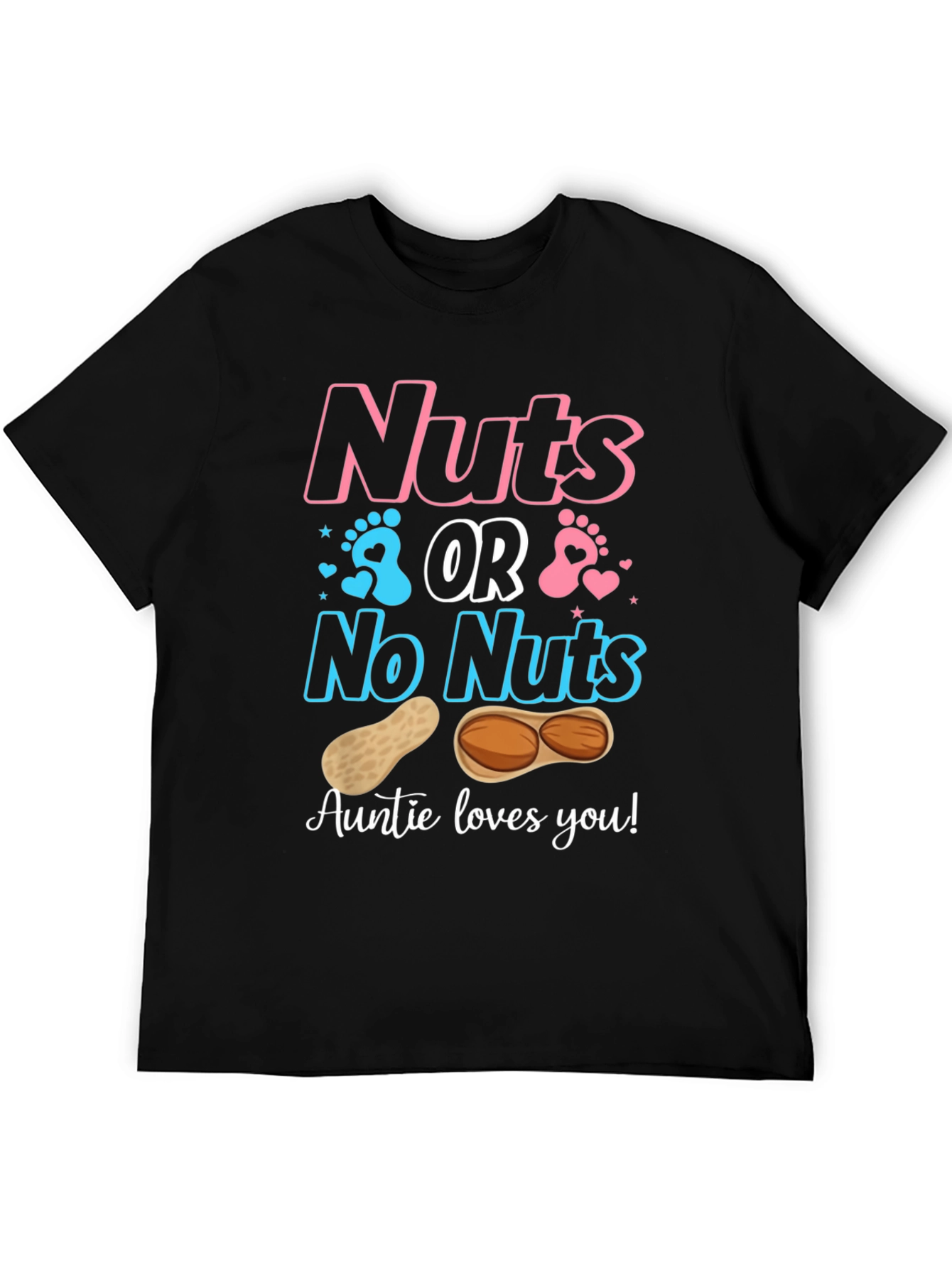Nuts or No Nuts Gender Reveal T-Shirt