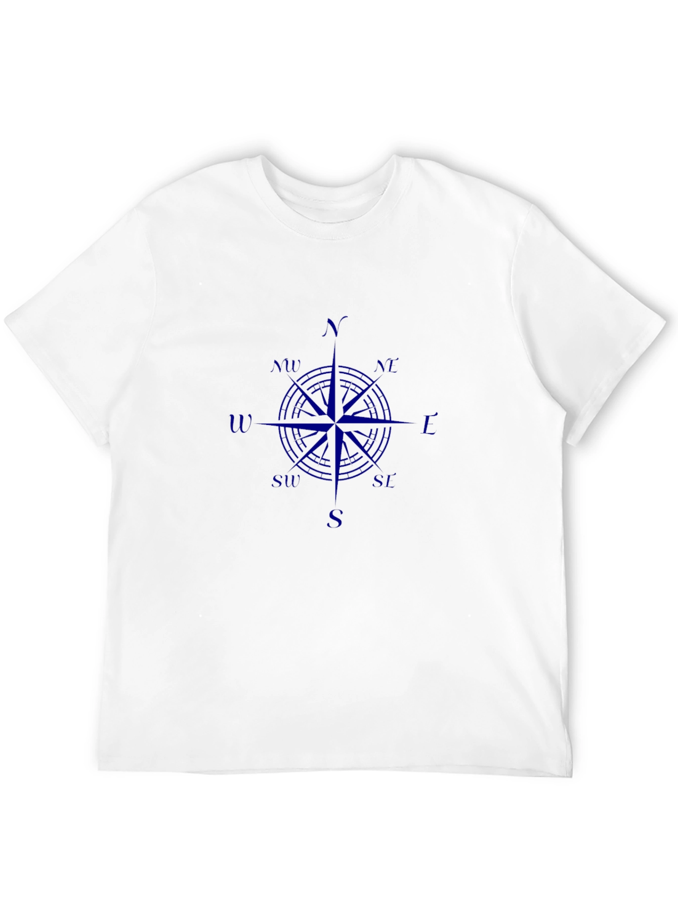 Compass Rose Graphic T-Shirt - Classic Black Tee