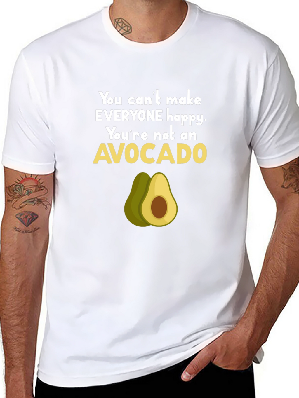 Funny Avocado Graphic T-Shirt - Unisex