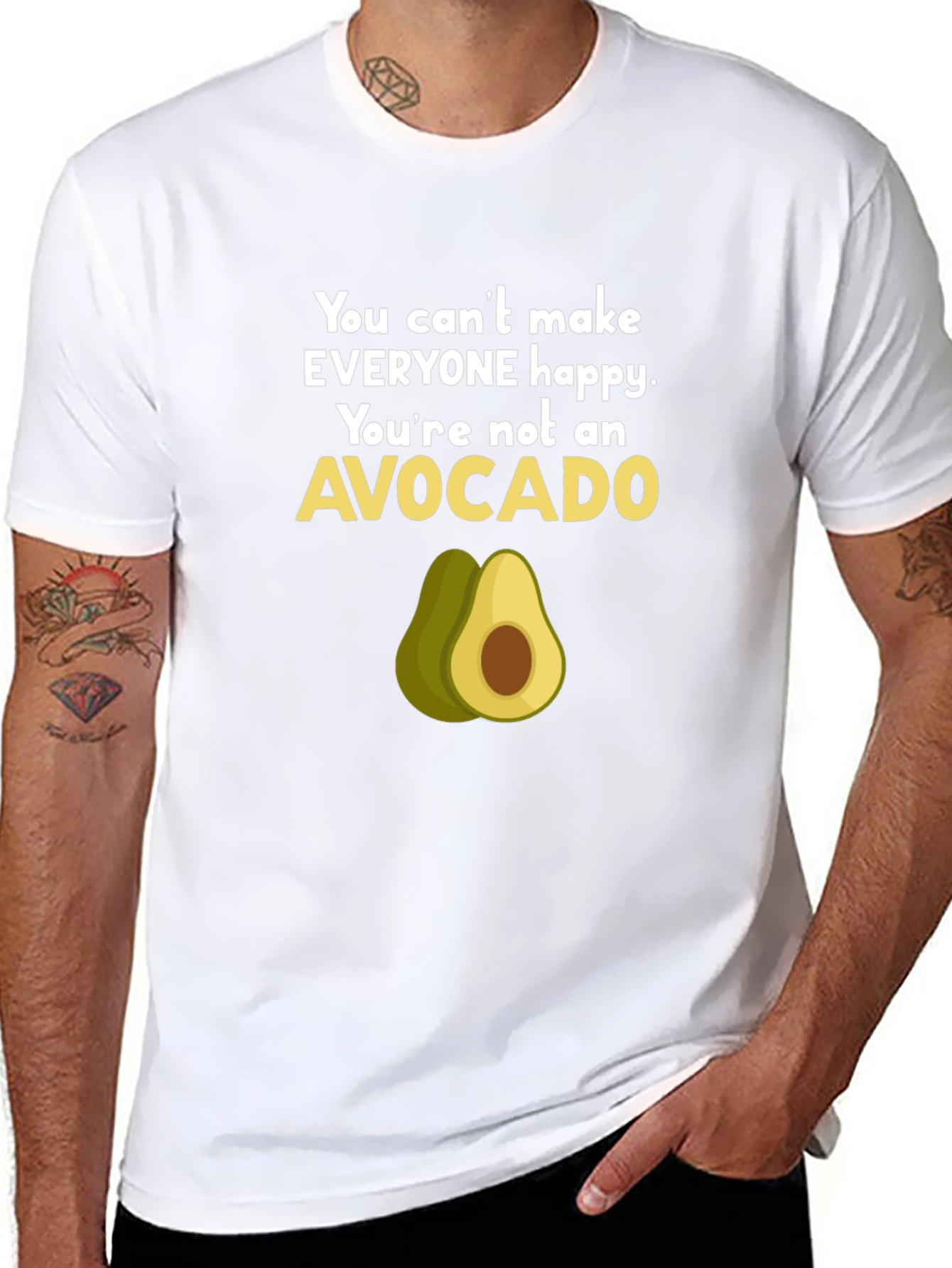 Funny Avocado Graphic T-Shirt - Unisex