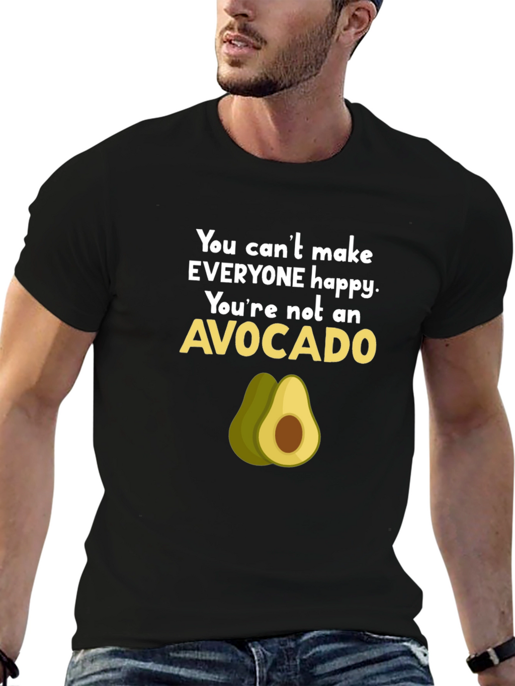 Funny Avocado Graphic T-Shirt - Unisex