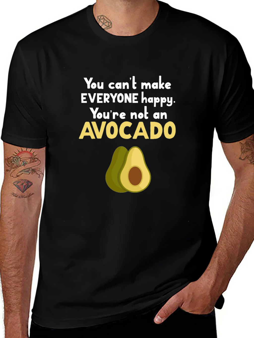 Funny Avocado Graphic T-Shirt - Unisex