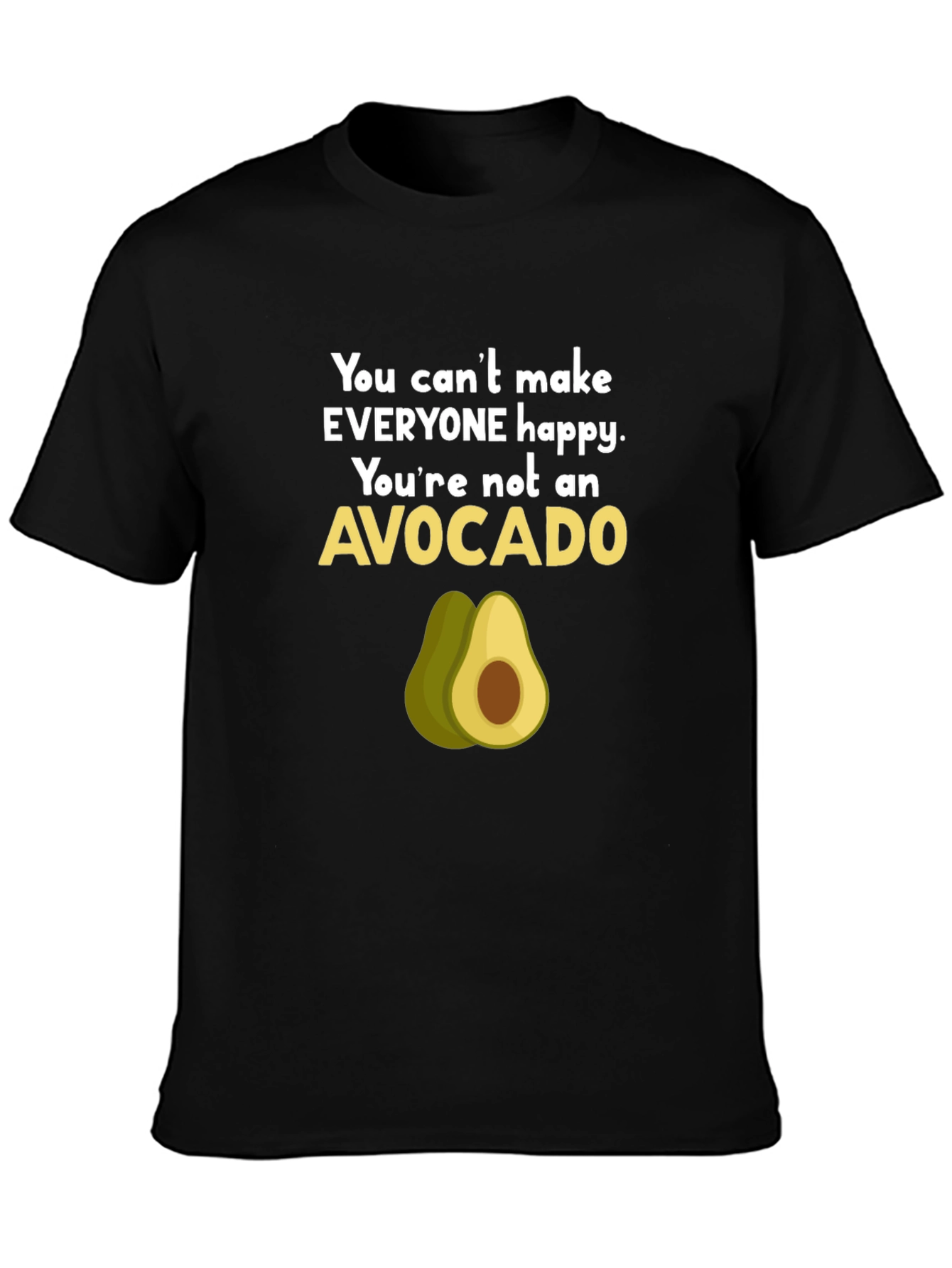 Funny Avocado Graphic T-Shirt - Unisex