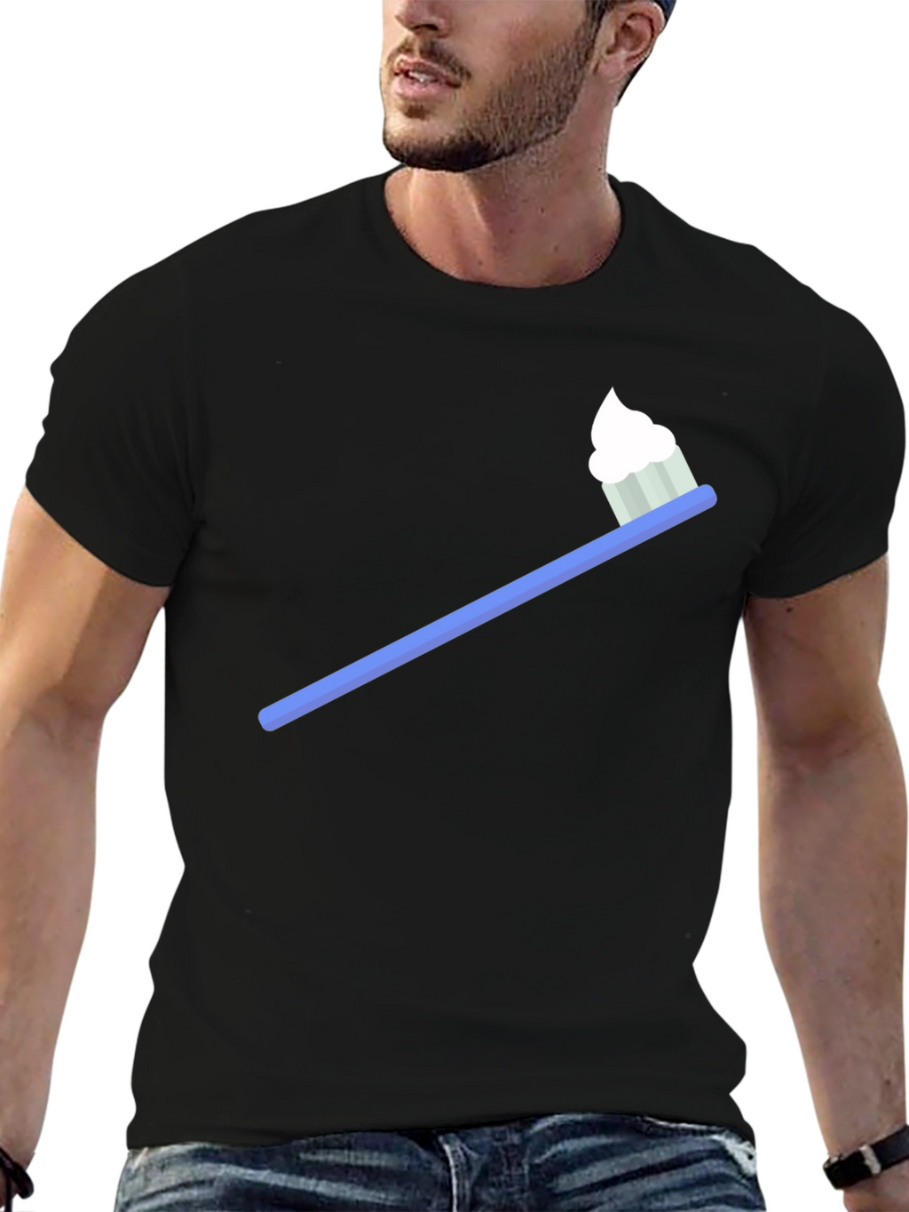 Toothbrush T-Shirt - Quirky Dental Hygiene Tee