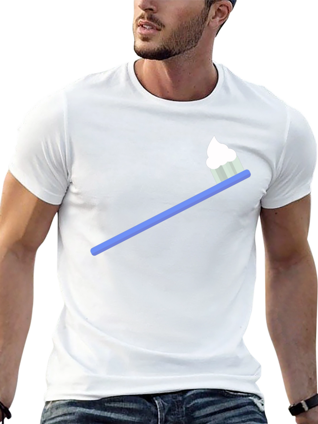 Toothbrush T-Shirt - Quirky Dental Hygiene Tee