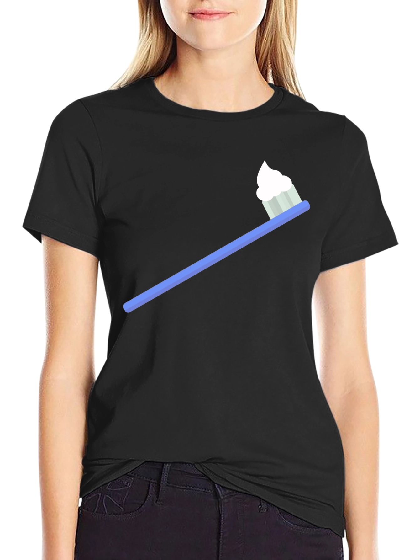Toothbrush T-Shirt - Quirky Dental Hygiene Tee