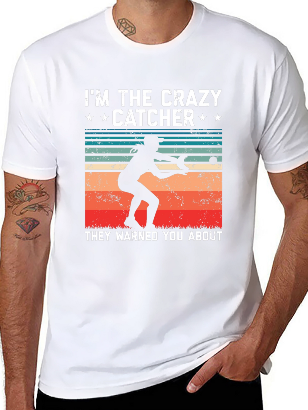 Crazy Catcher Graphic T-Shirt