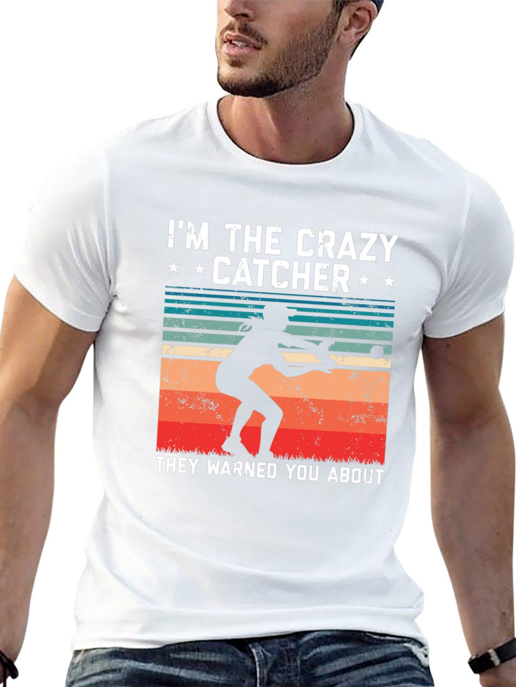 Crazy Catcher Graphic T-Shirt