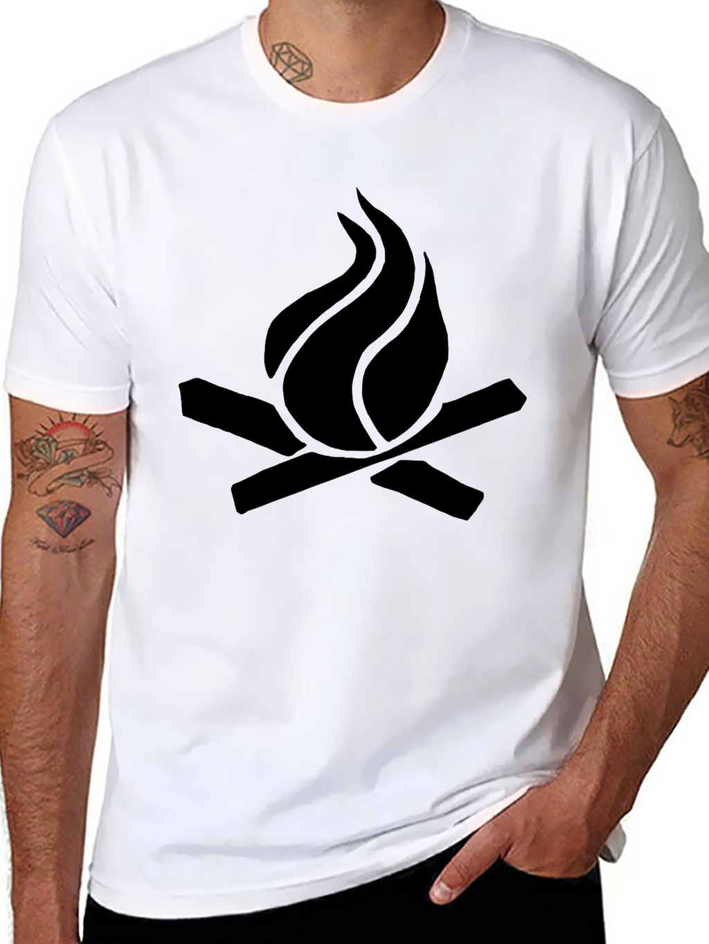 Campfire Graphic Tee - Cozy Comfort