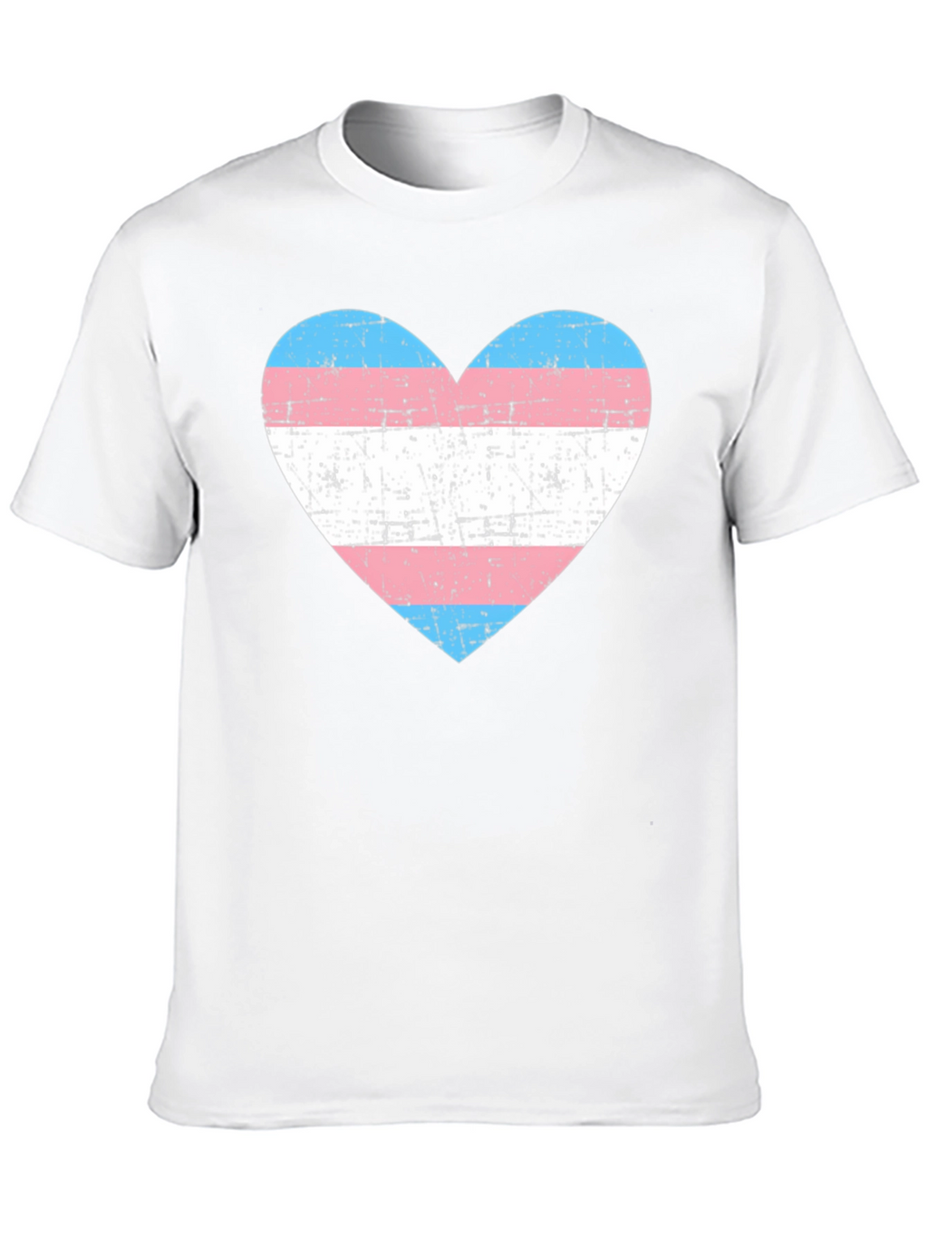 Transgender Pride Heart Graphic T-Shirt