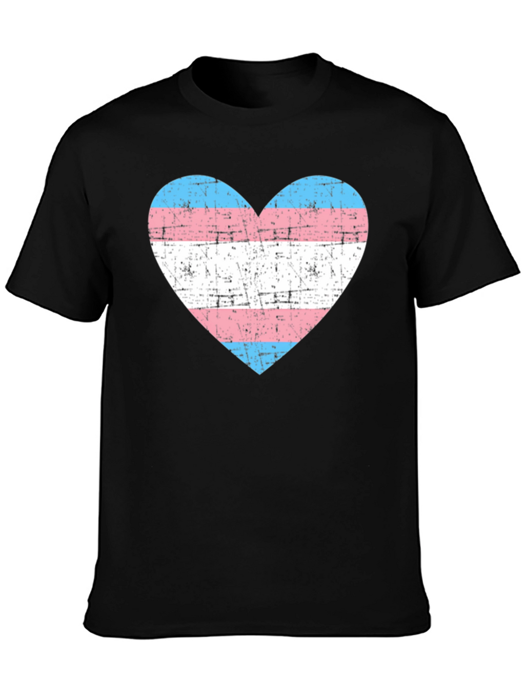 Transgender Pride Heart Graphic T-Shirt