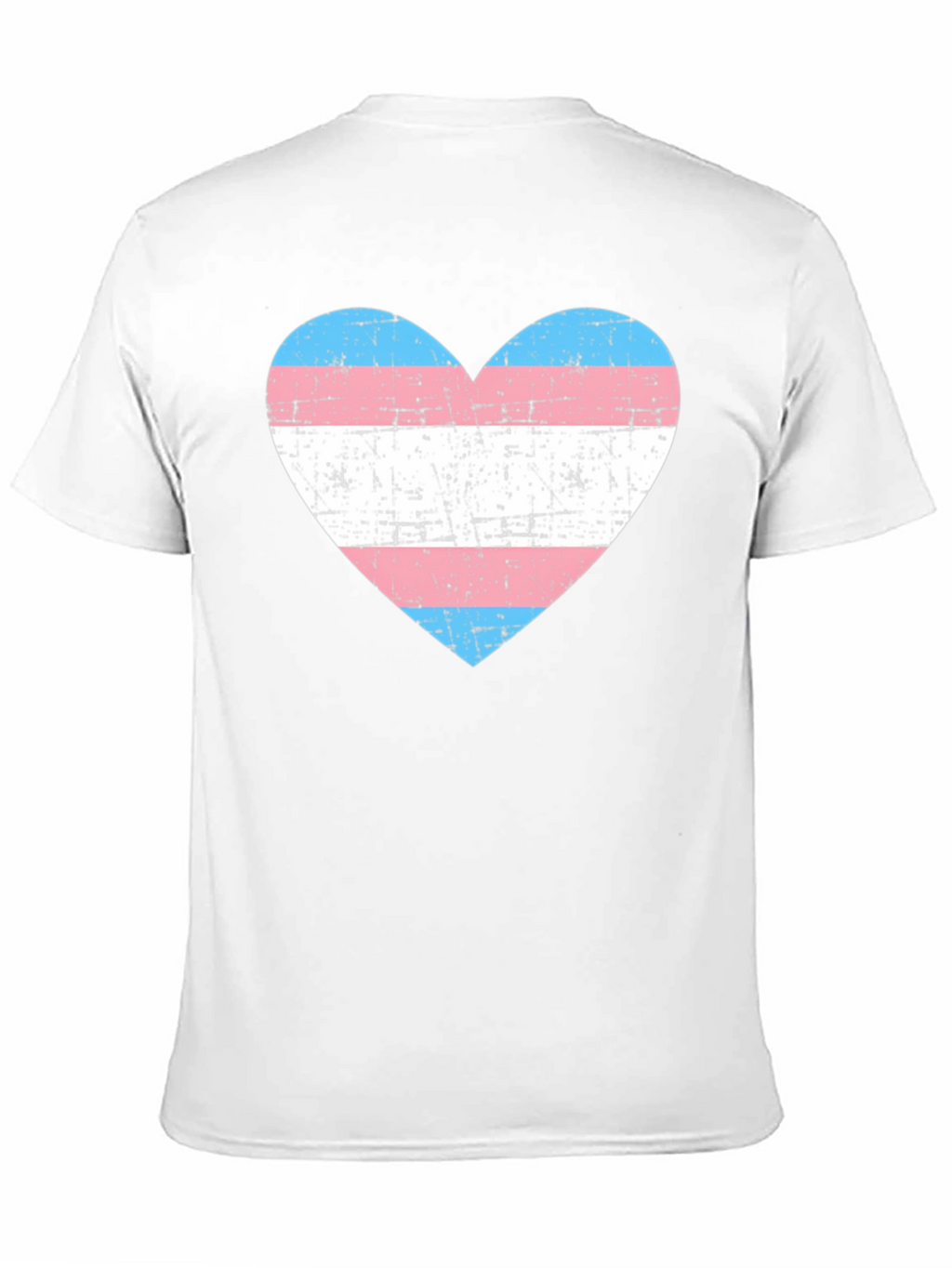 Transgender Pride Heart Graphic T-Shirt