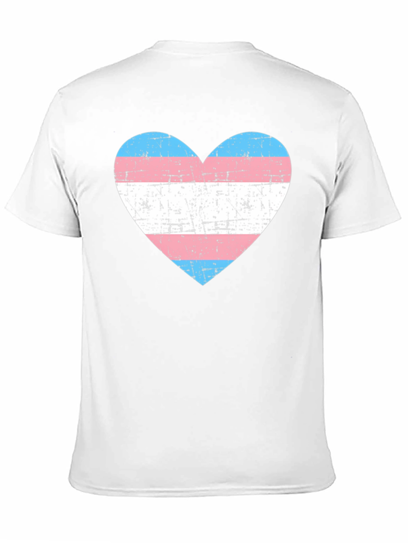 Transgender Pride Heart Graphic T-Shirt