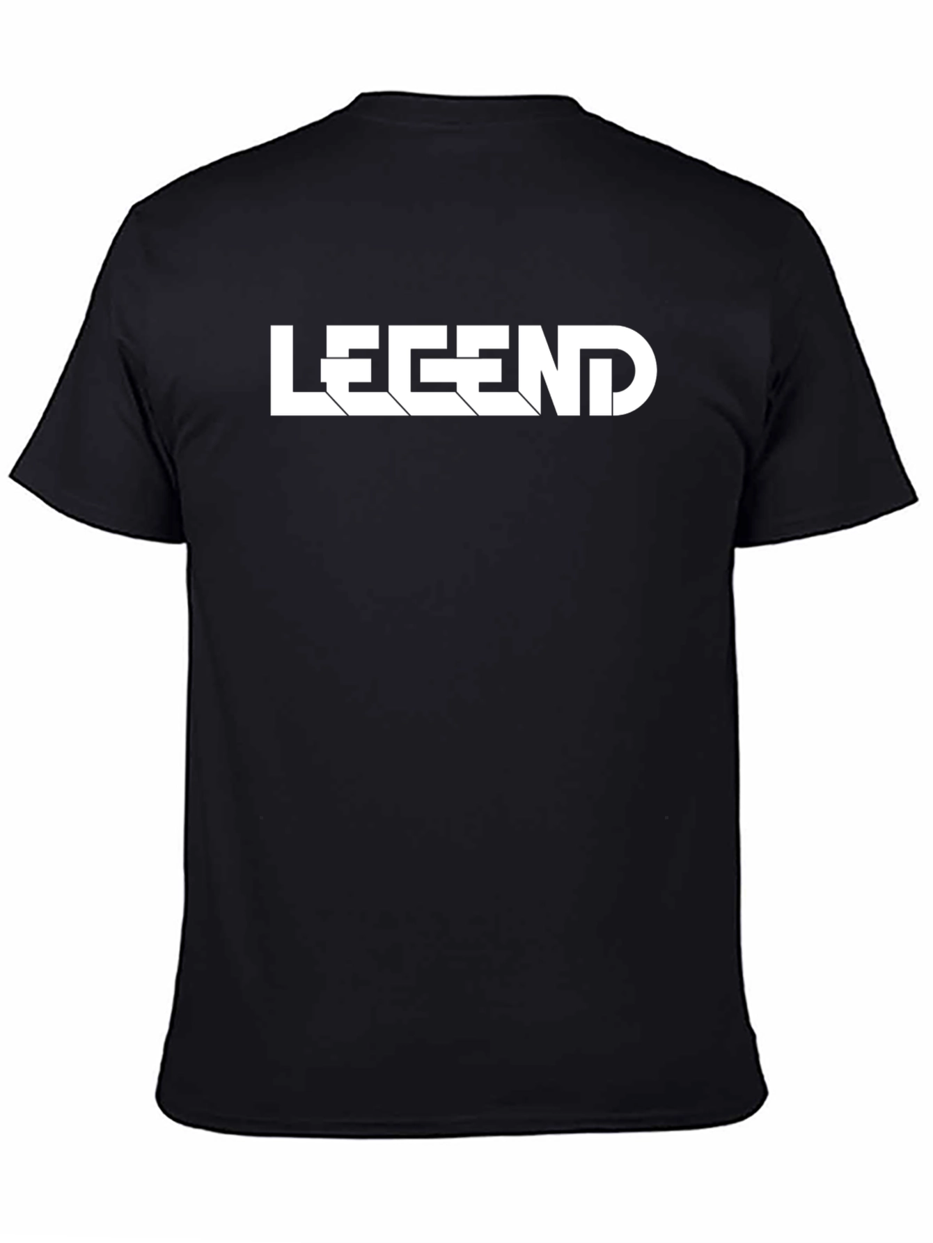 Legend Graphic Print Black T-Shirt