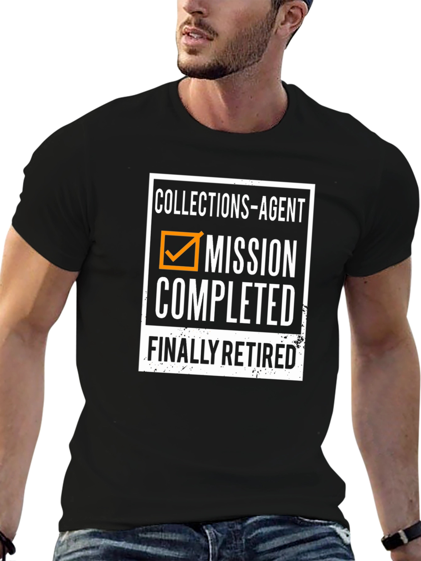 Collections Agent Mission Completed Retired T-Shirt