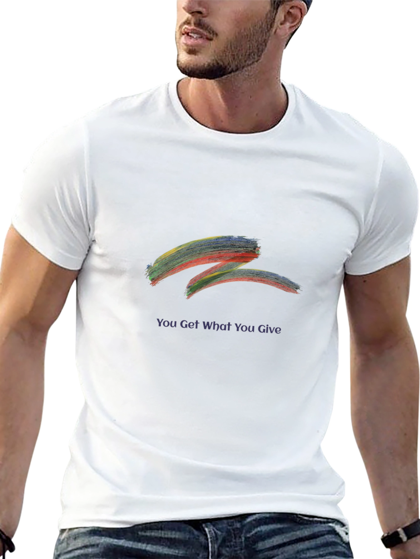 Modern Brushstroke Graphic Tee