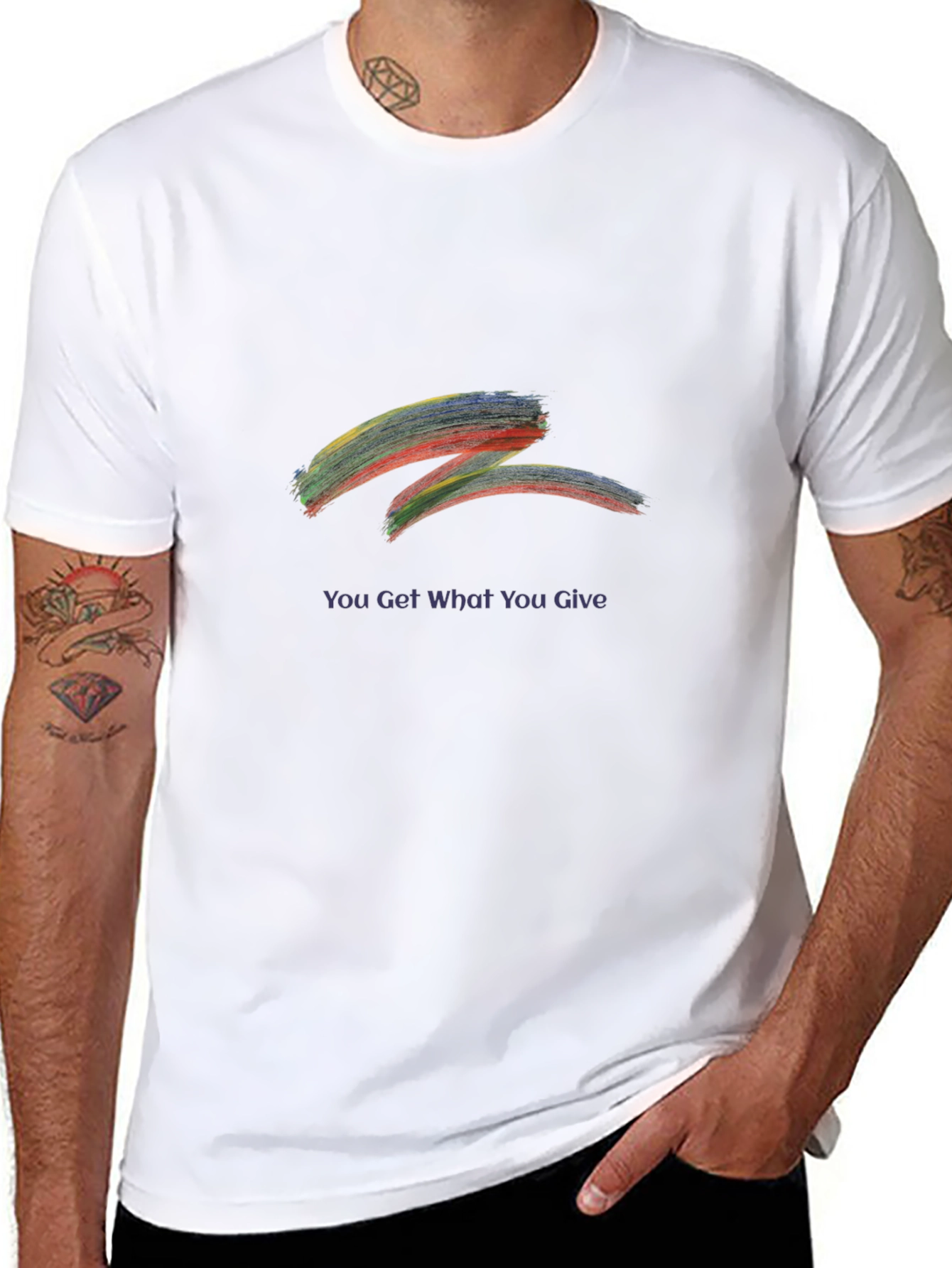 Modern Brushstroke Graphic Tee