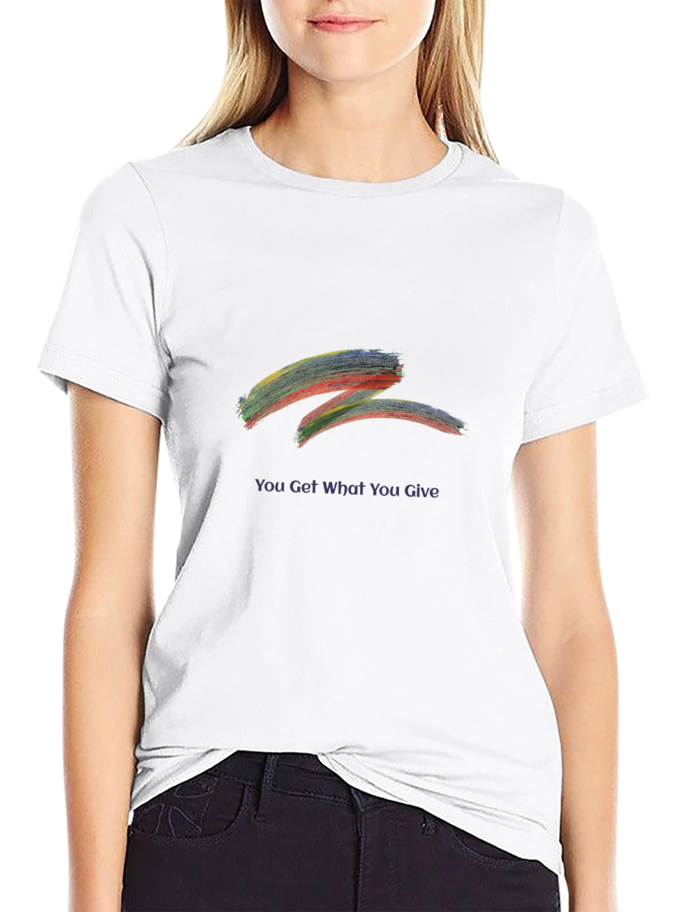 Modern Brushstroke Graphic Tee