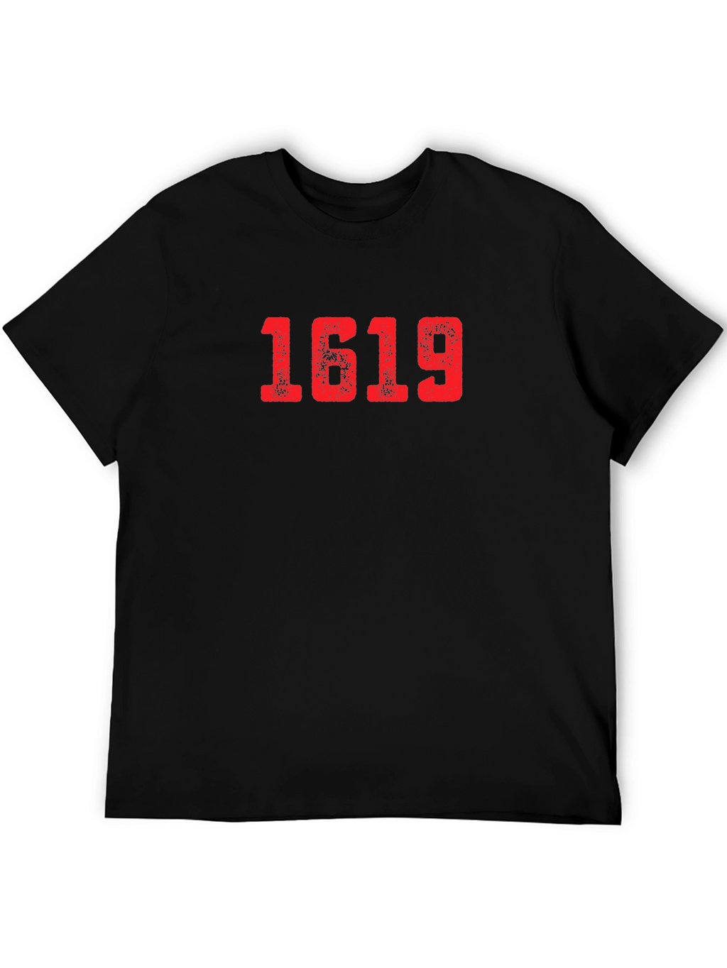 1619 Graphic Tee - Black Cotton Blend
